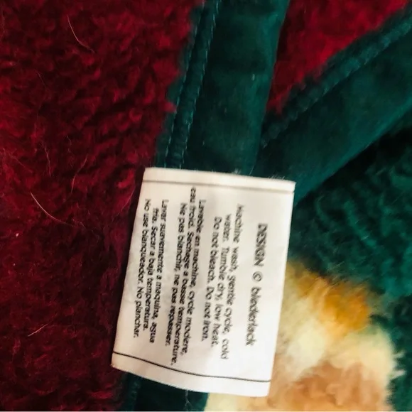Vintage Biederlack Multicolor Blanket - Picture 5 of 5